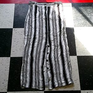 Striped maxi skirt